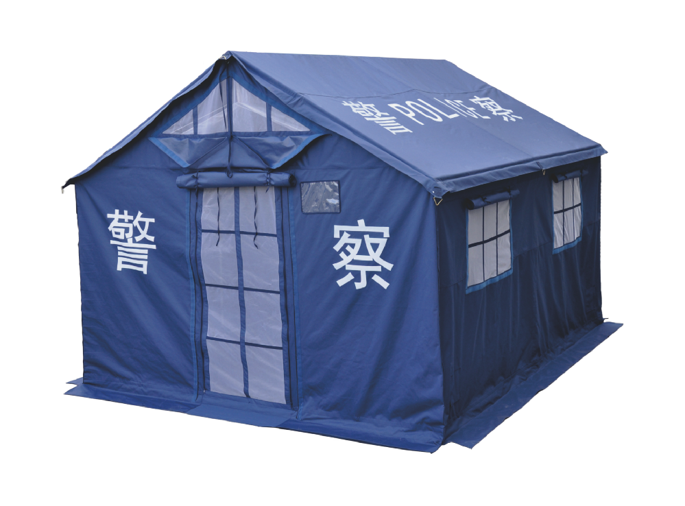 12平方米藏青色執(zhí)勤單帳篷